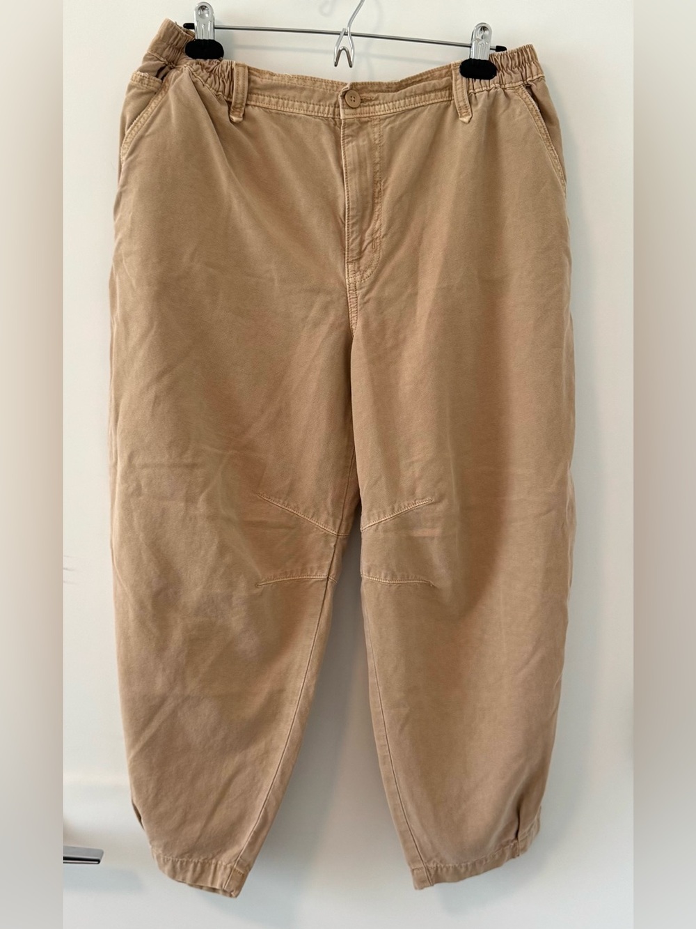 aerie cropped balloon chino pant